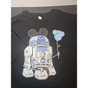R2D2 Mickey Mouse Ears shirt Disney Star Wars Mens t-shirt 2XL